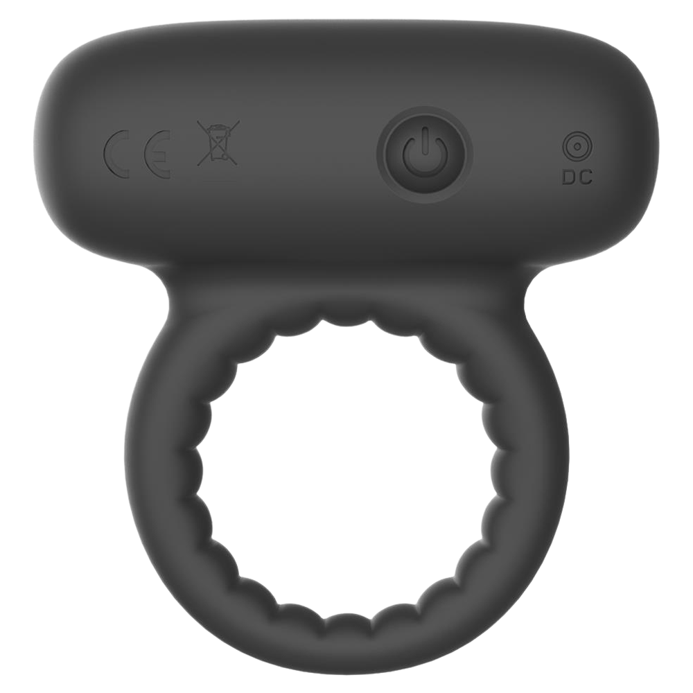 vibrerande penisring silikon töjbar kroppssäker laddningsbar tyst diskret duschvänlig stänktålig svart ergonomisk justerbar knappläge tio vibrationer medicinsk abs intim sexleksak hållbar