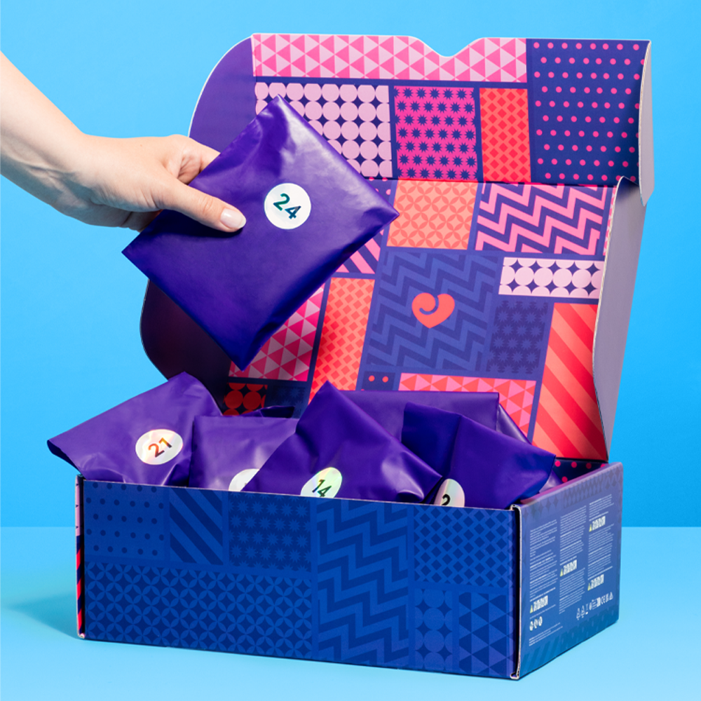 erotisk adventskalender julgåva 24 överraskningar sexleksaker vibrator analleksaker bondage spel tillbehör kroppsprodukter par solo njutning förbeställning exklusiv limited edition passion lyx present set