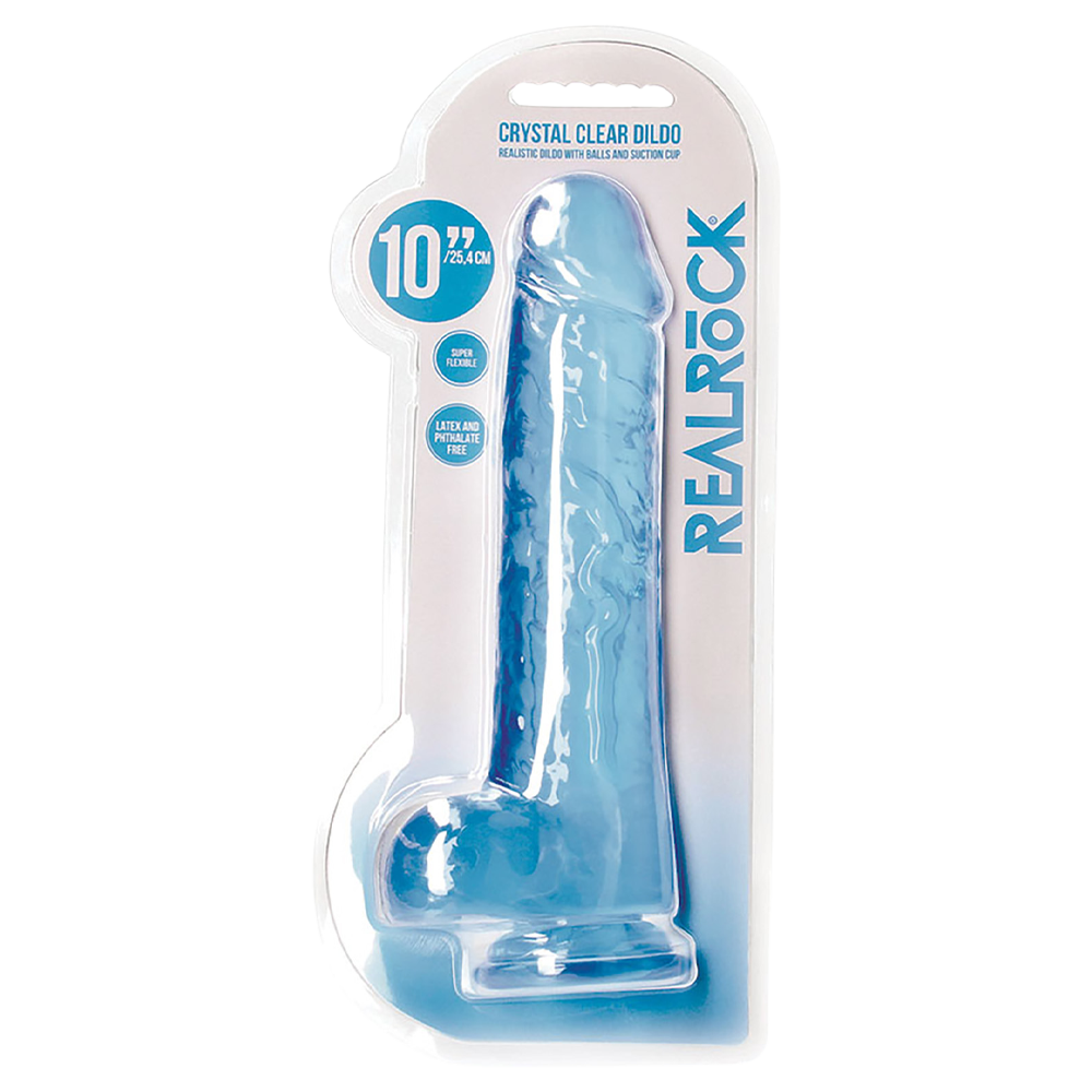 realistisk dildo sugkopp selekompatibel ådrigt skaft ollon testiklar ftalatfri latexfri kroppssäker tpe icke-porös enkel rengöring hållbar hygienisk handsfree sexleksak kristallklar transparent rosa blå storlekar