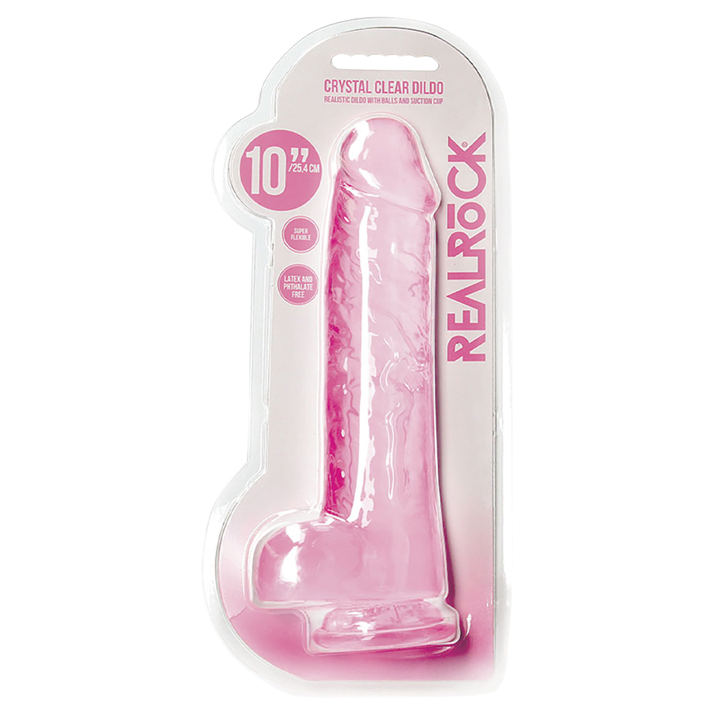 realistisk dildo sugkopp selekompatibel ådrigt skaft ollon testiklar ftalatfri latexfri kroppssäker tpe icke-porös enkel rengöring hållbar hygienisk handsfree sexleksak kristallklar transparent rosa blå storlekar