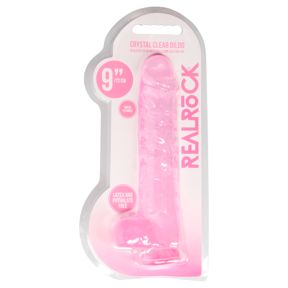 realistisk dildo sugkopp selekompatibel ådrigt skaft ollon testiklar ftalatfri latexfri kroppssäker tpe icke-porös enkel rengöring hållbar hygienisk handsfree sexleksak kristallklar transparent rosa blå storlekar