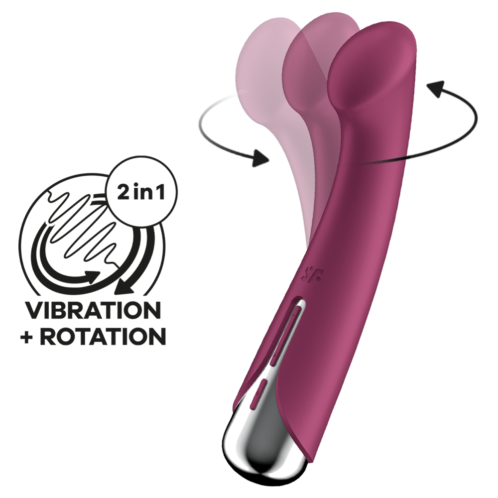 roterande g-punktsvibrator uppladdningsbar vattentät tyst silikon stimulering ergonomisk form djup vibration rotation intensiv njutning usb-laddning litiumbatteri kroppssäker material precision massage sexleksak diskret design sensuell upplevelse