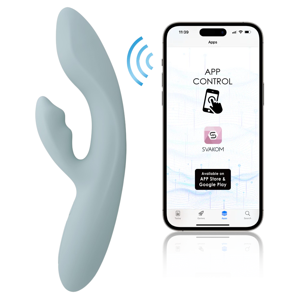 rabbitvibrator värmefunktion appstyrd dubbelmotor g-punktstimulans klitorisstimulator uppladdningsbar usb tyst vattentät reselås minnesfunktion silikon ergonomisk sexleksak interaktiv fjärrstyrning partnerlek mjuk flexibel sexleksak