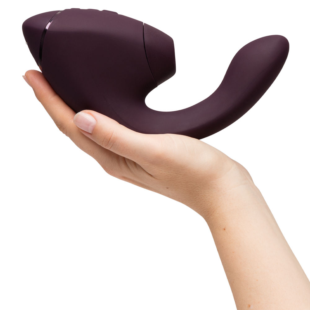 womanizer next duo dubbelstimulator klitorisstimulator g punkt vibrator 3d pleasure air teknologi tyst kraftfull vattentät uppladdningsbar silikon kroppssäker njutning sexleksak