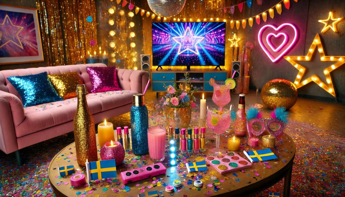 Färg, glitter och njutning – Så fixar du den ultimata Melodifestivalfesten!