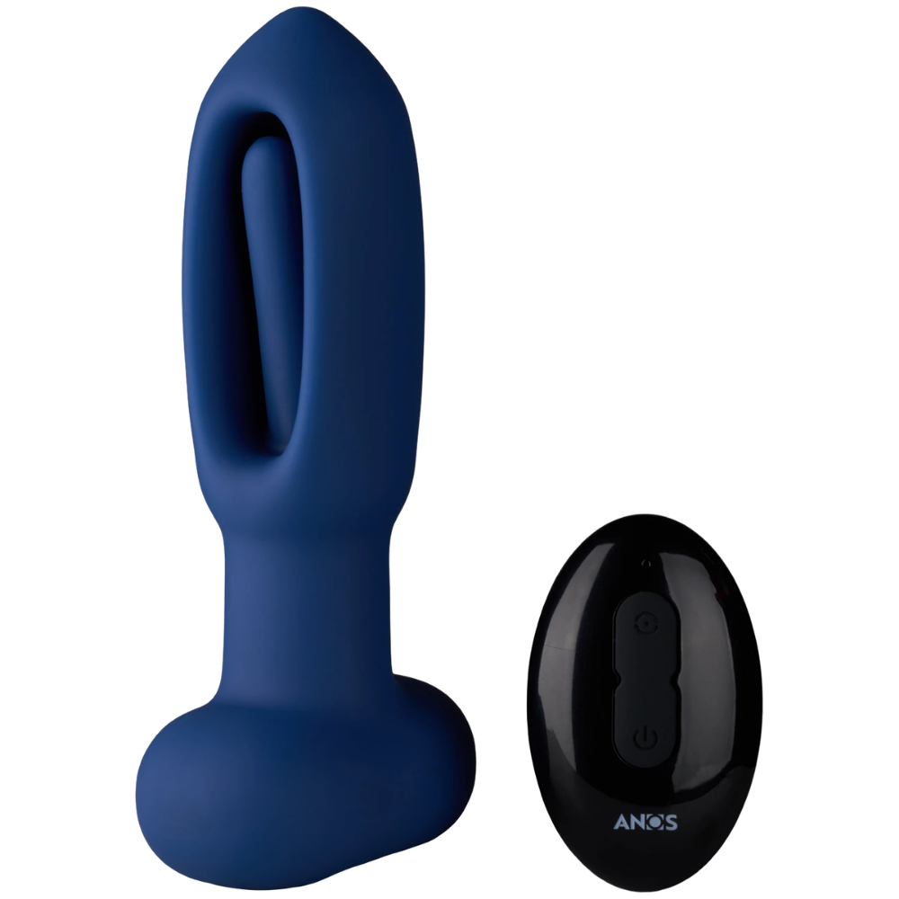 ANOS - RC Flicking Tongue Butt Plug with Vibration