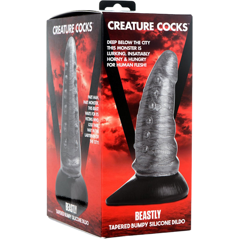 Creature Cocks - Beastly Tapered Bumpy Silicone Dildo