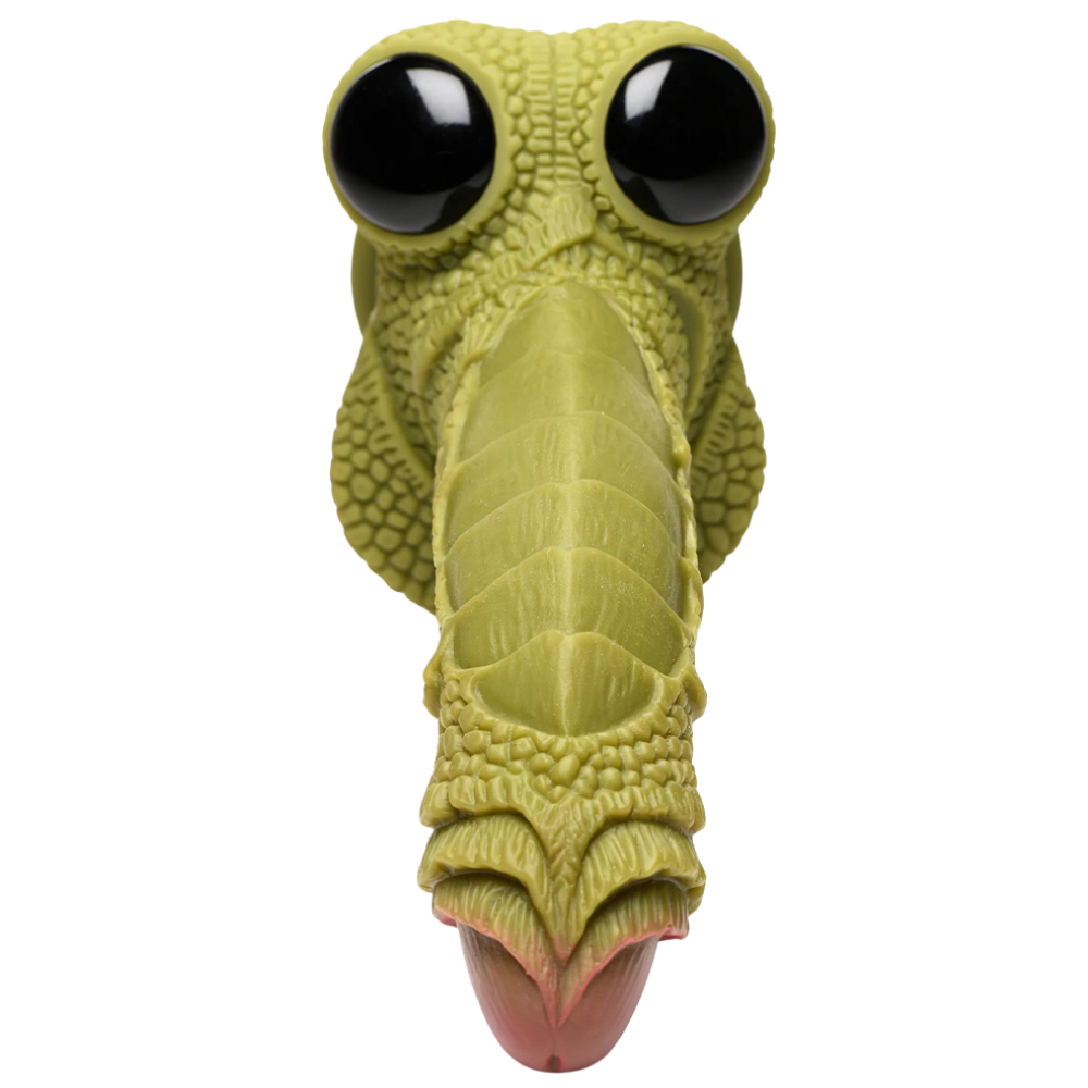 Creature Cocks - Swamp Monster Green Scaly Silicone Dildo
