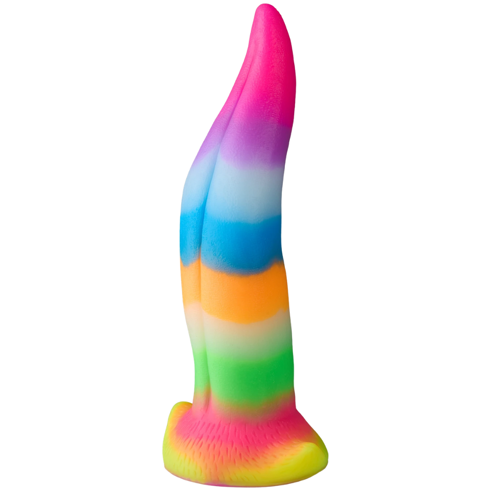 Creature Cocks - Unicorn Kiss Unicorn Tongue Glow-in-the-Dark Silicone Dildo