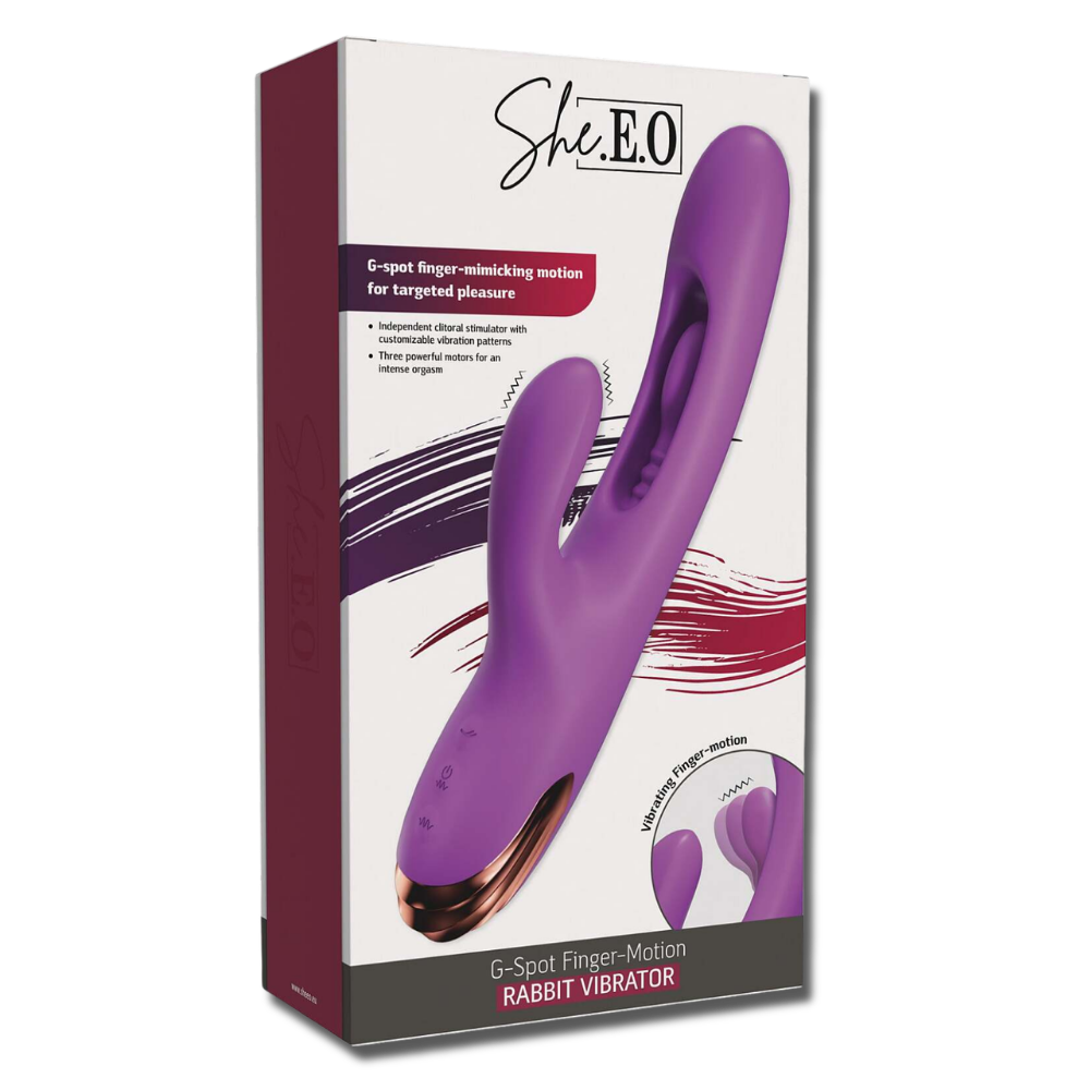 G-Spot Finger-Motion Rabbit Vibrator