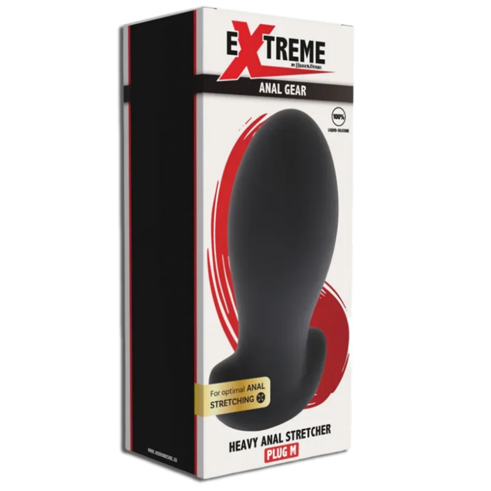 Heavy Anal Stretcher Plug Liquid Silicone M