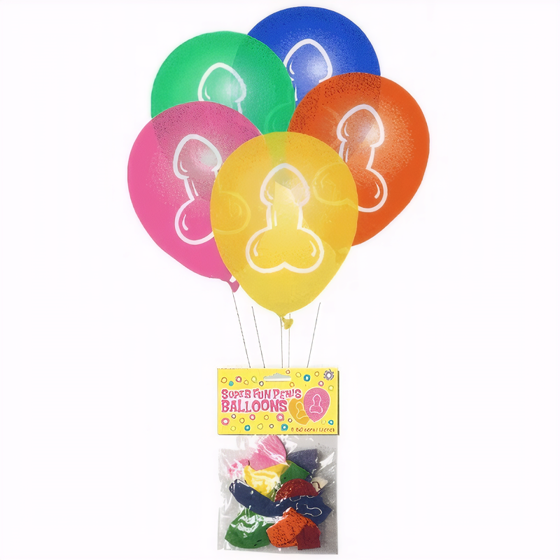 Super Fun Penis - Balloons 8pcs