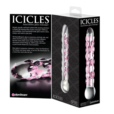 Icicles - No. 7 Hand Blown Glass Massager