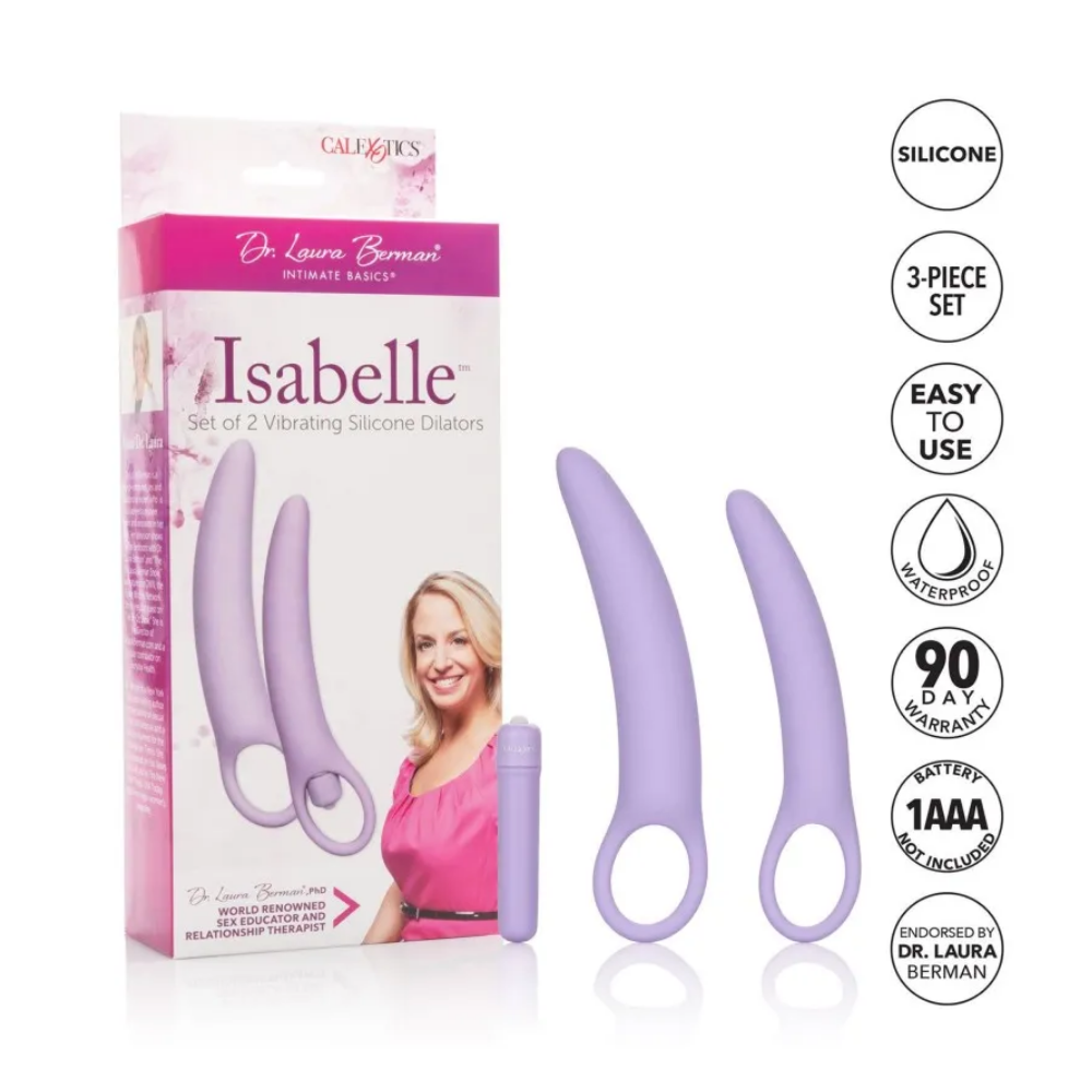 Isabelle - Set of 2 Vibrating Silicone Dilators