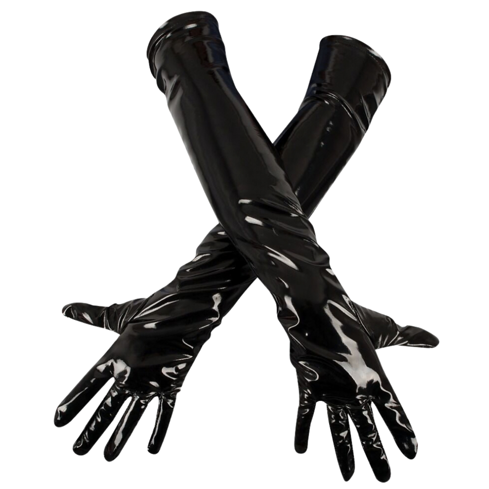 Lackhandske med Stretch