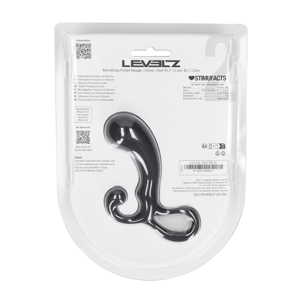 Levelz - Bulb with Loop Silicone Prostate Massager