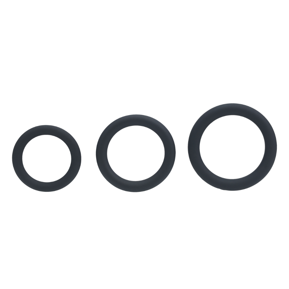 Levelz - Classic Silicone Cockring Set of 3