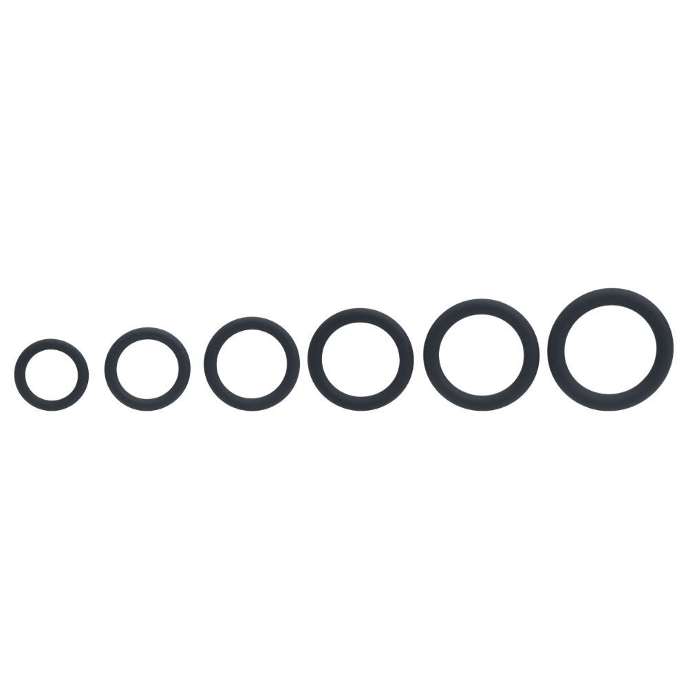Levelz - Classic Silicone Cockring Set of 6