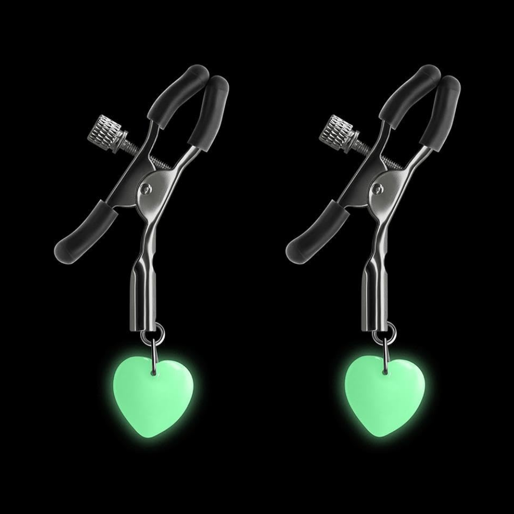 Bound Nipple Clamps G3 (Glow In The Dark)