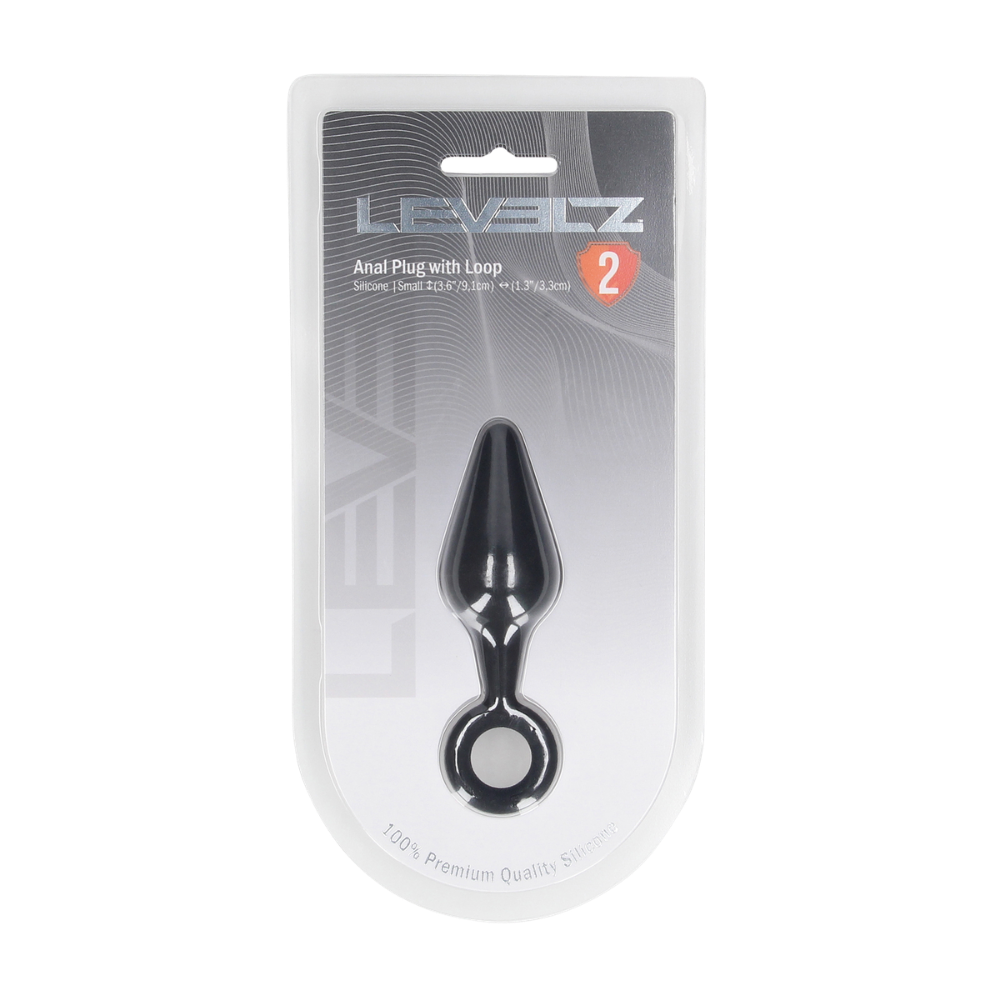 Levelz - Silicone Anal Plug with Loop