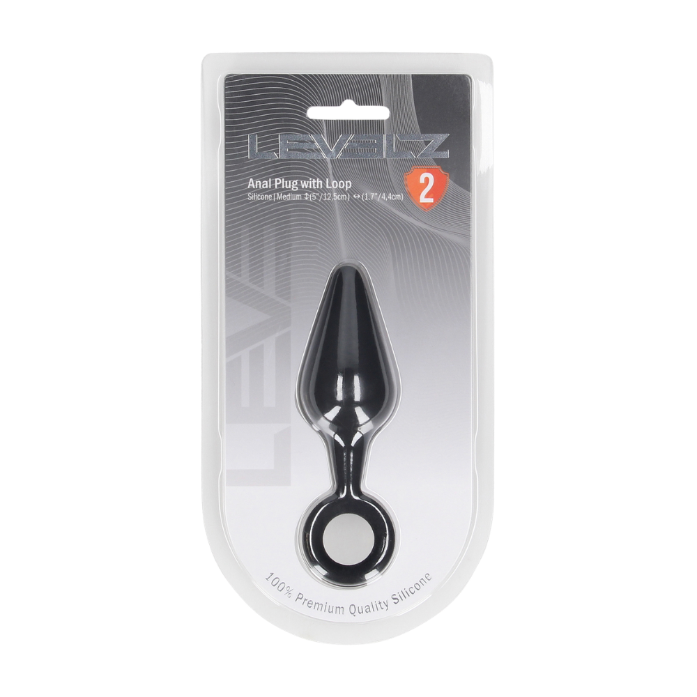 Levelz - Silicone Anal Plug with Loop