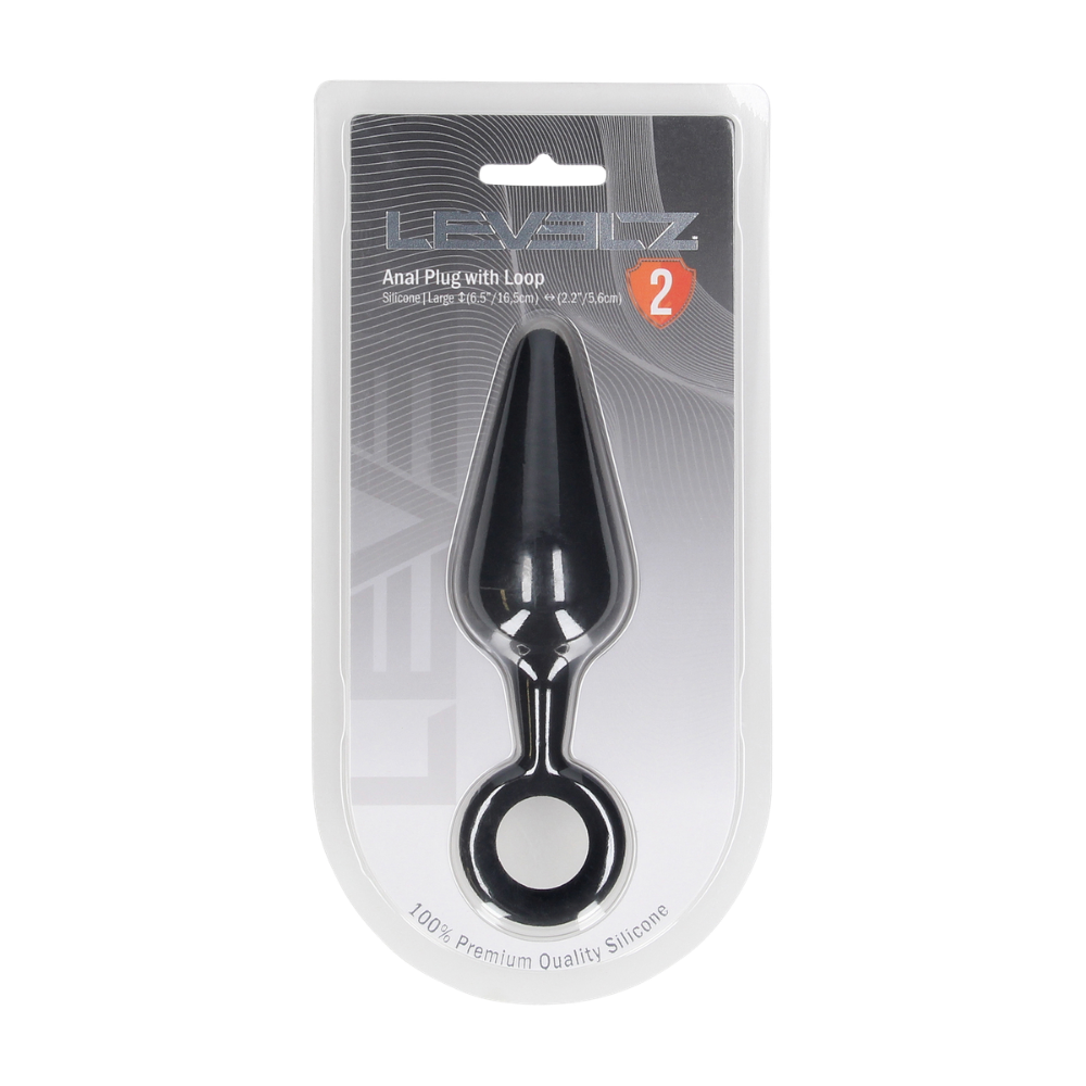 Levelz - Silicone Anal Plug with Loop