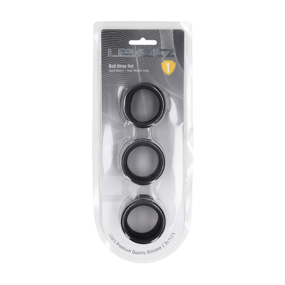 Levelz - Liquid Silicone Ball Strap Set of 3