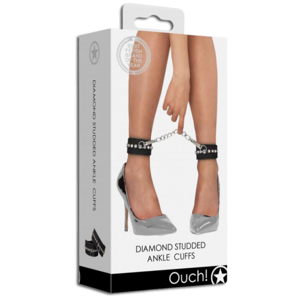 Diamond Studded Ankle Cuffs