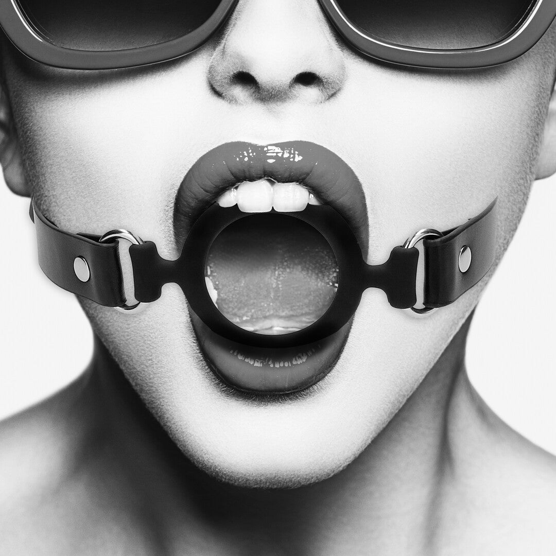 Black & White - Silicone Ring Gag