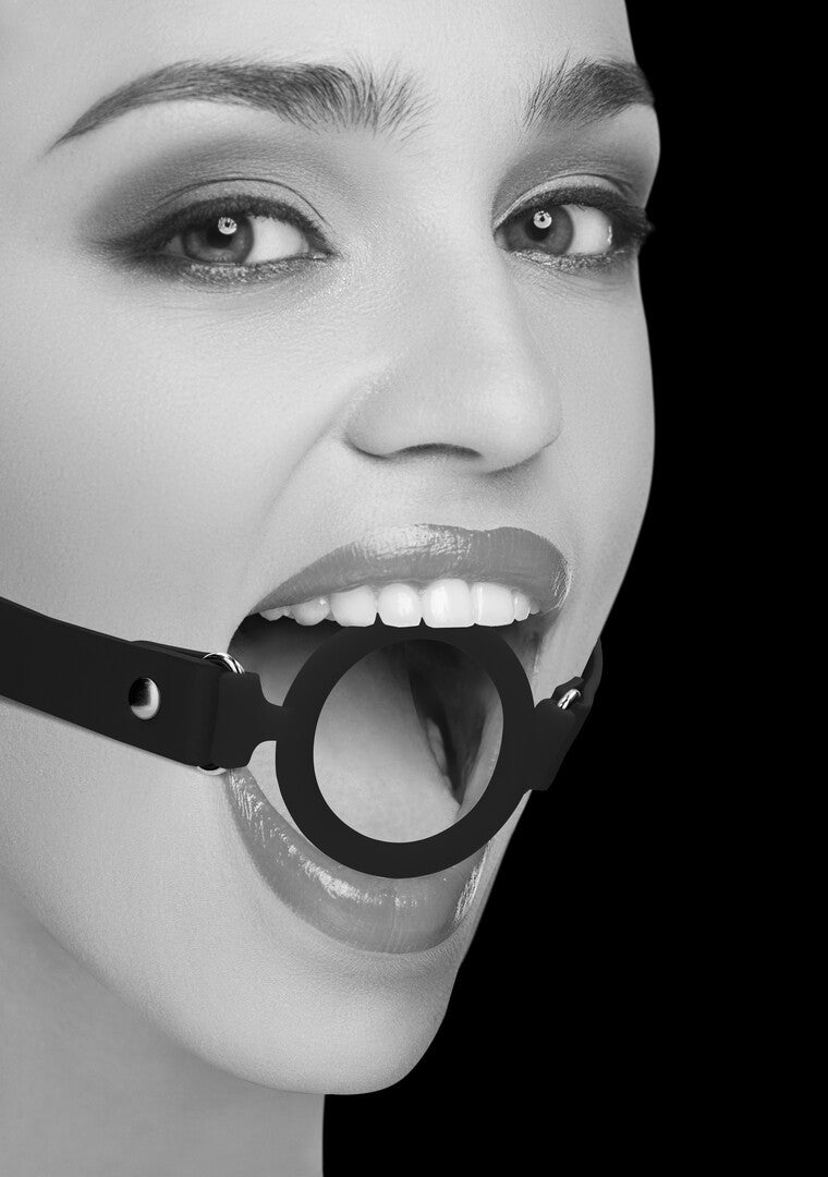 Black & White - Silicone Ring Gag