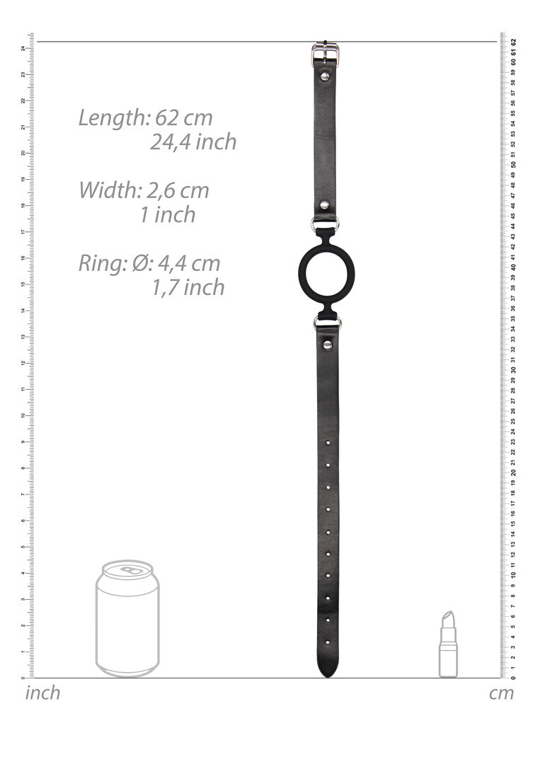 Black & White - Silicone Ring Gag