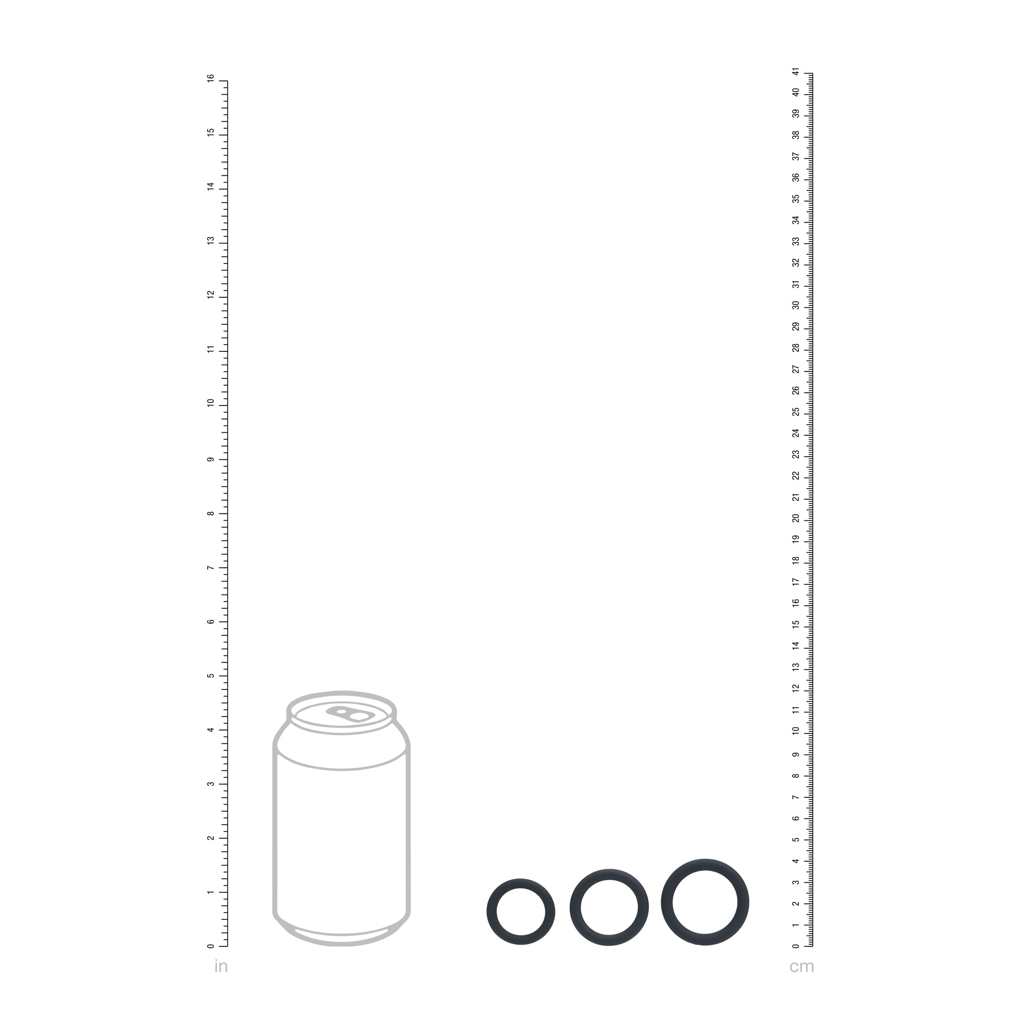 Levelz - Classic Silicone Cockring Set of 3