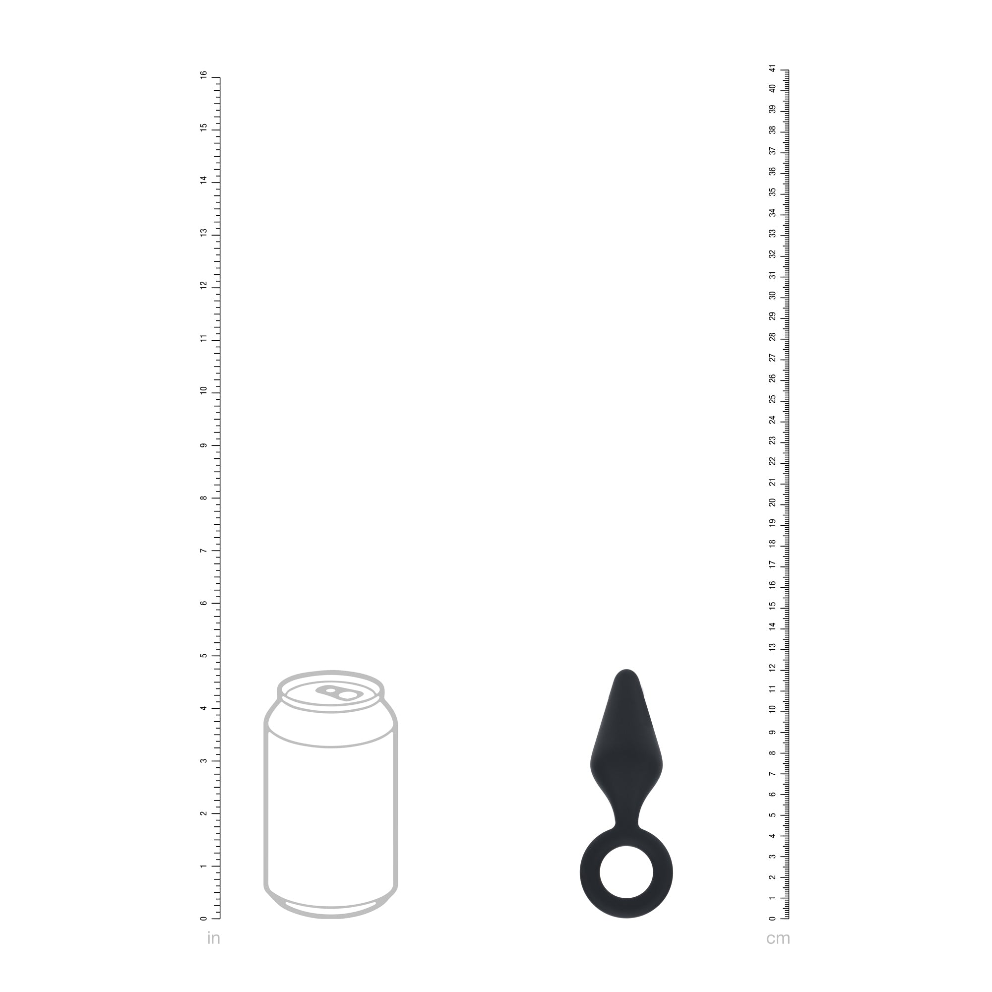 Levelz - Silicone Anal Plug with Loop