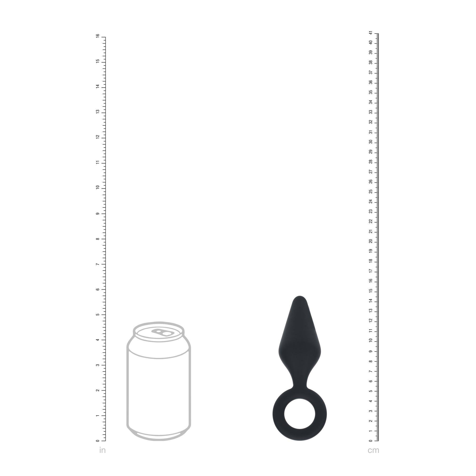 Levelz - Silicone Anal Plug with Loop