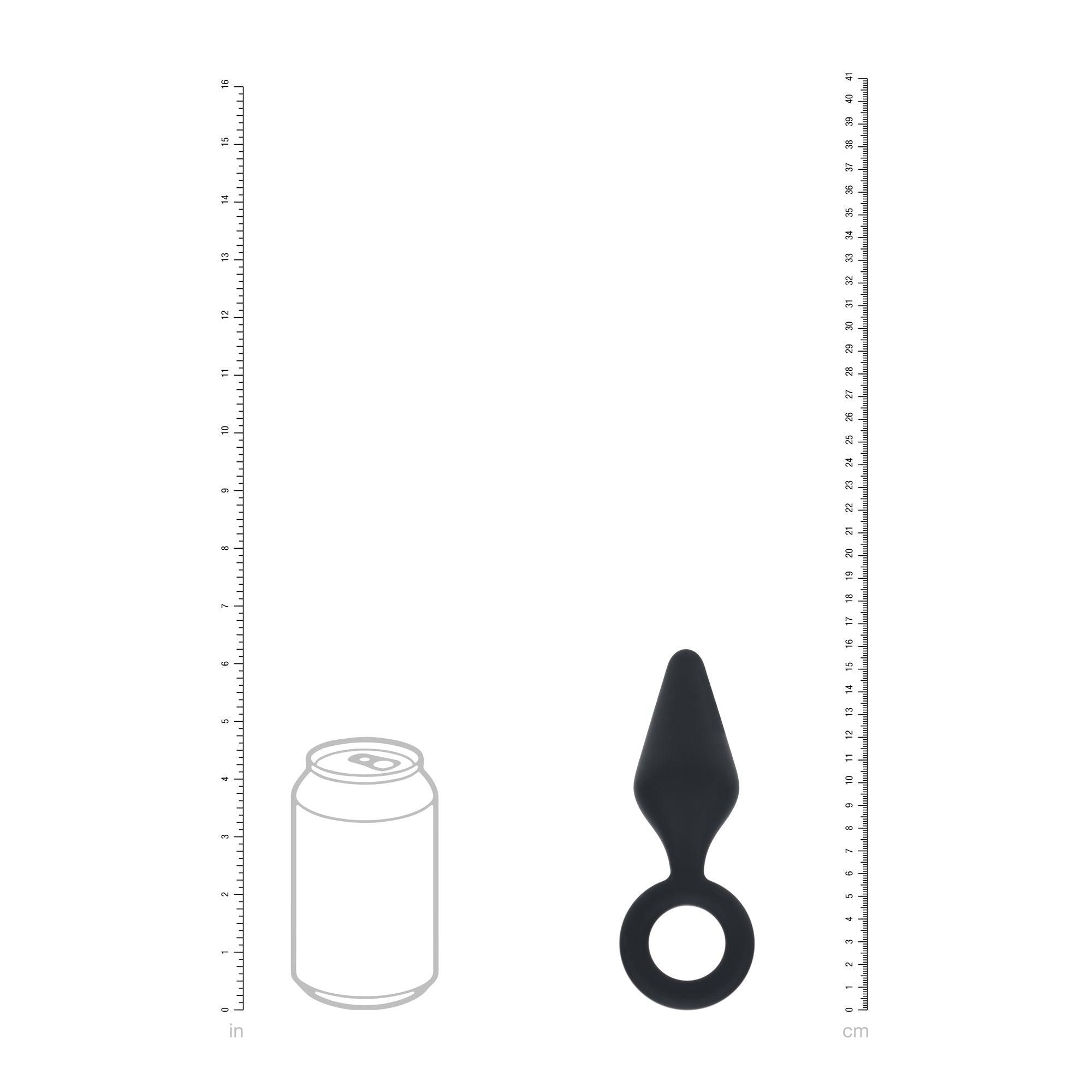 Levelz - Silicone Anal Plug with Loop