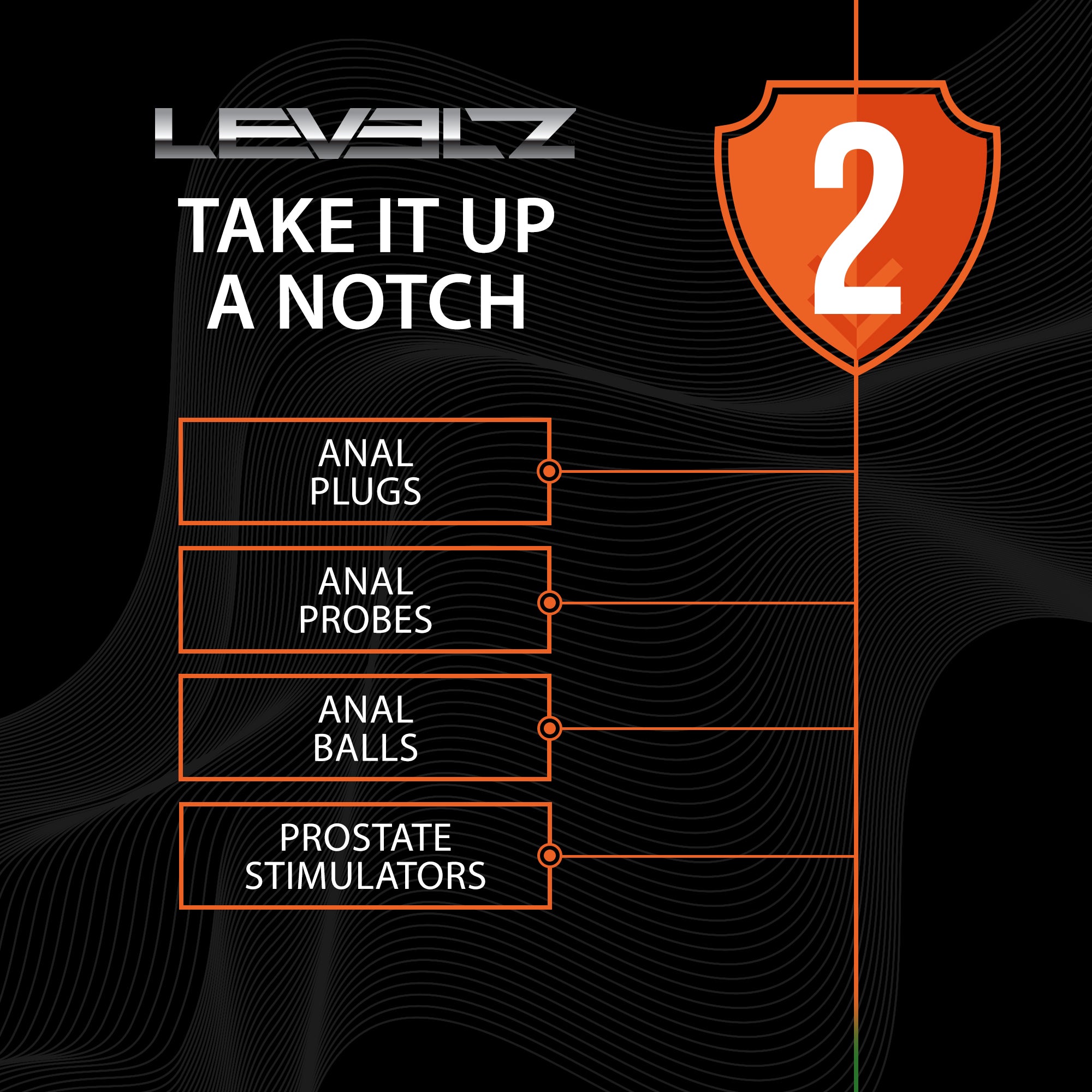 Levelz - Bulb with Loop Silicone Prostate Massager