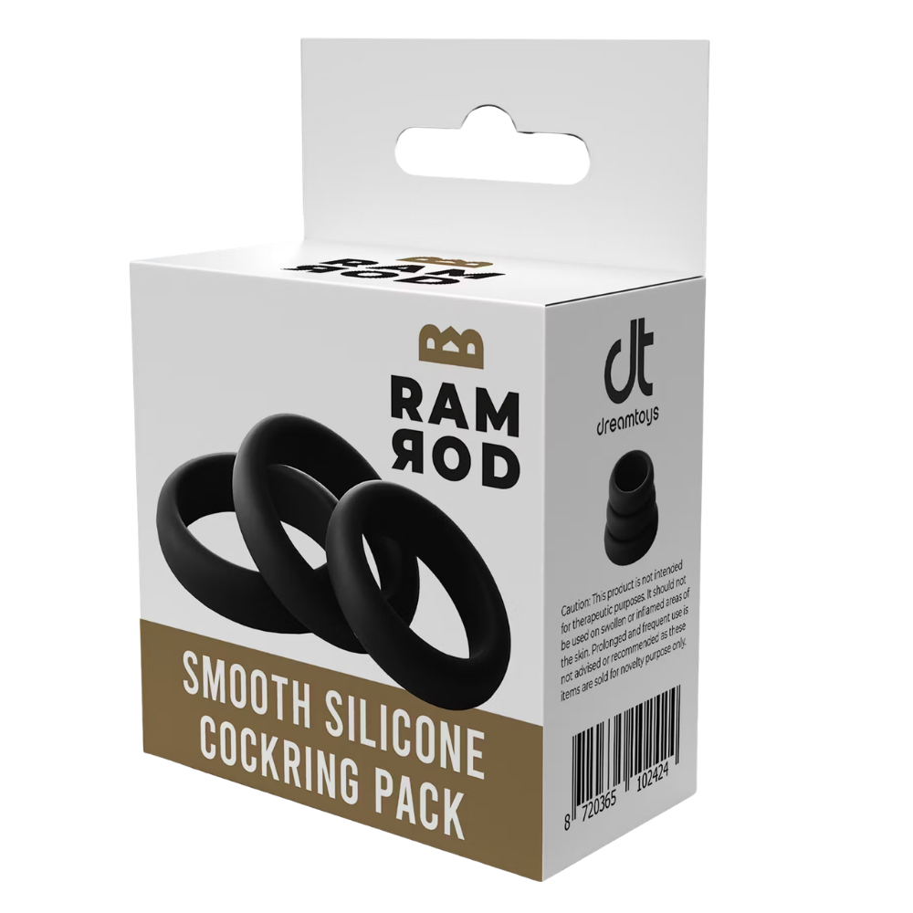Ramrod - Smooth Silicone Cockring Pack