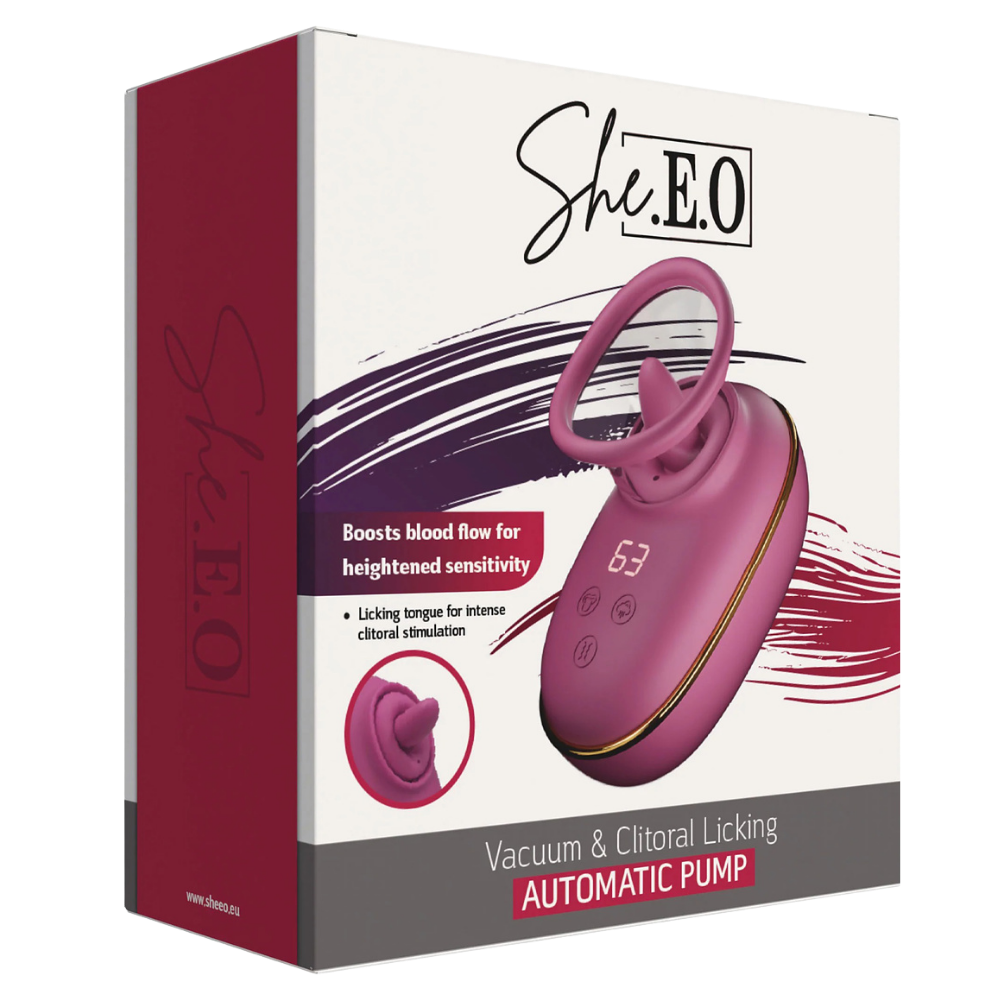 Vacuum & Clitoral Licking Automatic Pump