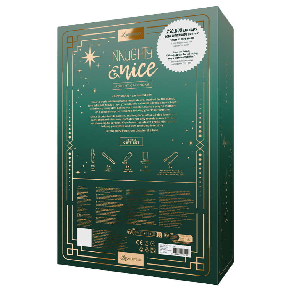 The Naughty & Nice Advent Calendar Spicy Stories Limited Edition