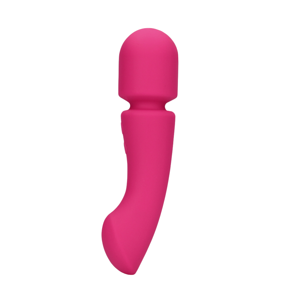 Ultra Soft Silicone Double-Sided Wand Vibrator