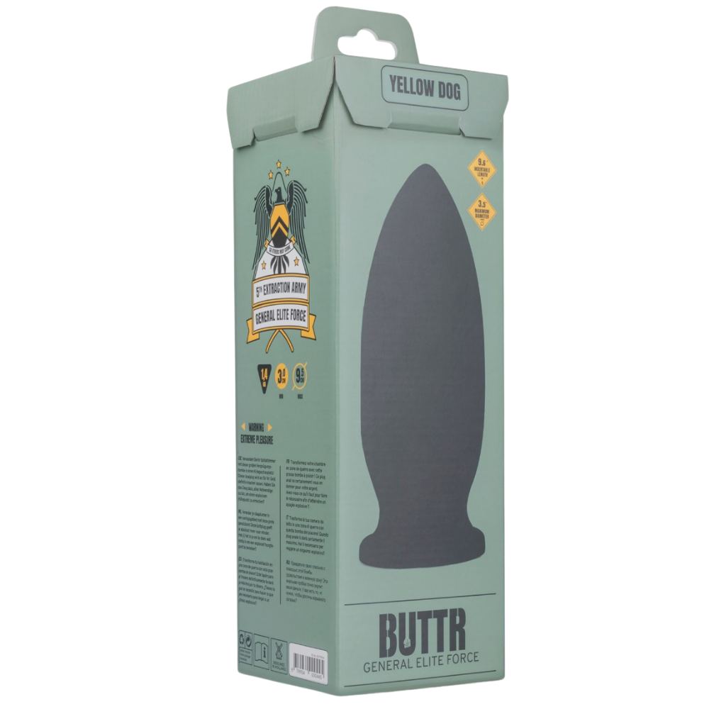 Yellow Dog Butt Plug