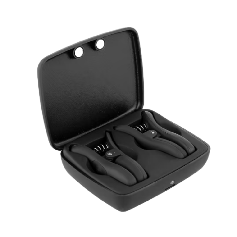 Vibrating Nipple Clamps In Rechargeable Case clamps