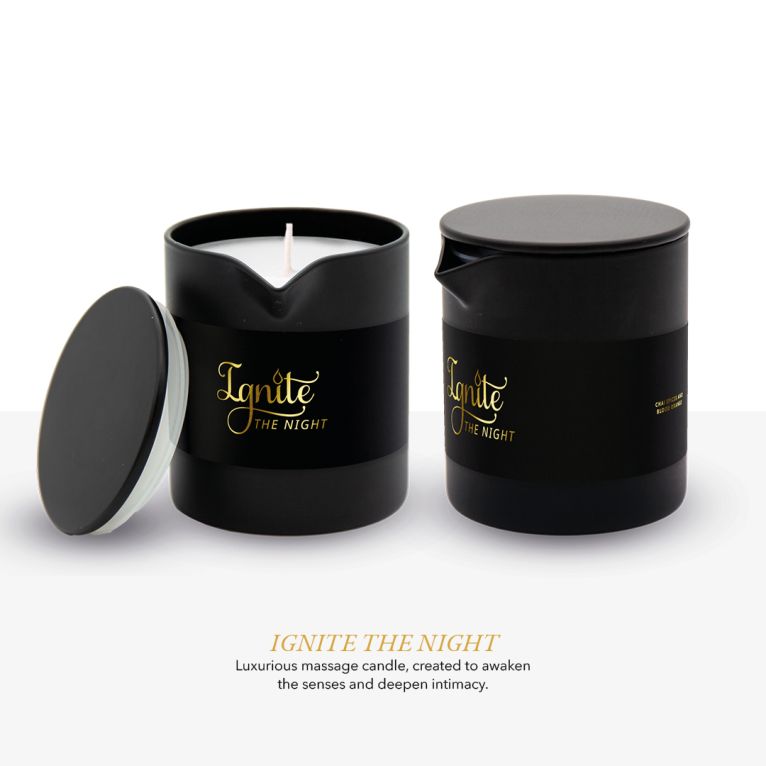 Intimate Massage Candle - Chai Spices And Blood Orange
