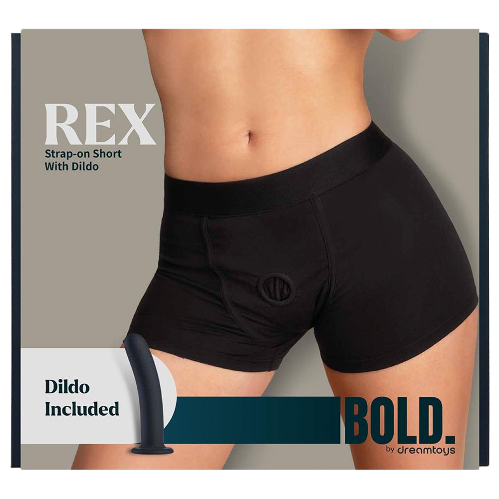 strap-on shorts bold rex utbytbar dildo sugkopp justerbar o-ring silikon elastiskt tyg hudvänlig bekväm passform erotisk leksak rollspel dominans sexleksaker
