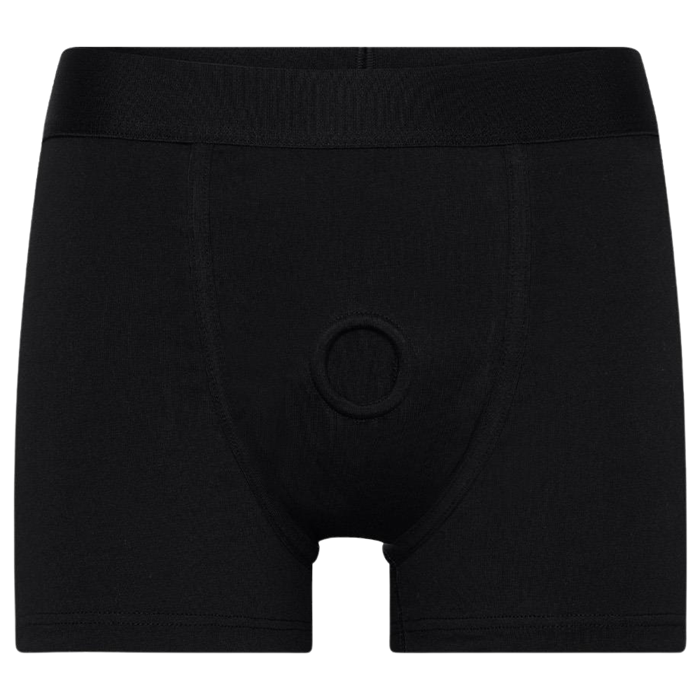 strap-on shorts bold rex utbytbar dildo sugkopp justerbar o-ring silikon elastiskt tyg hudvänlig bekväm passform erotisk leksak rollspel dominans sexleksaker