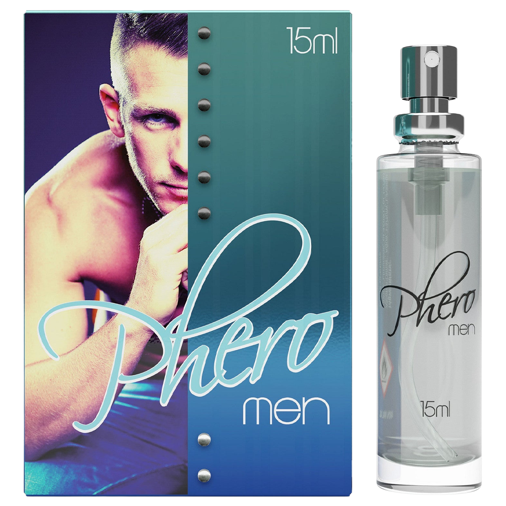 herrparfym feromoninspirerad maskulin doft eau de toilette lockande arom attraktion sensualitet självsäkerhet fräsch underton långvarig effekt liten flaska 15ml diskret förpackning manlig elegans charm förförelse