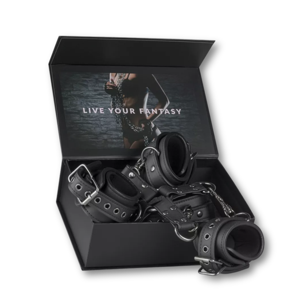 Ankle and Wrist Cuffs & Hogtie Set