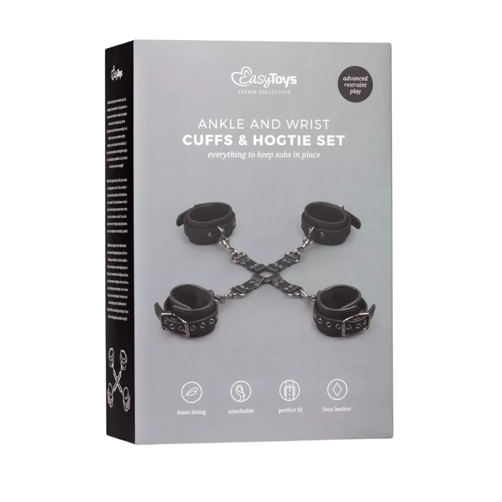 Ankle and Wrist Cuffs & Hogtie Set