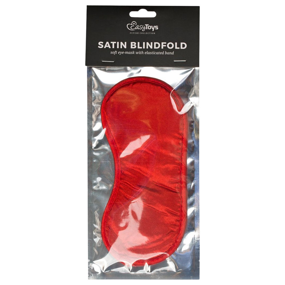satinögonbindel mjuk mask elastiskt band bekväm passform rollspel bondage dominans underkastelse erotisk accessoar lyxig design förstärker sinnen spänning mystik sensuell lek unisex sexleksak trygg användning