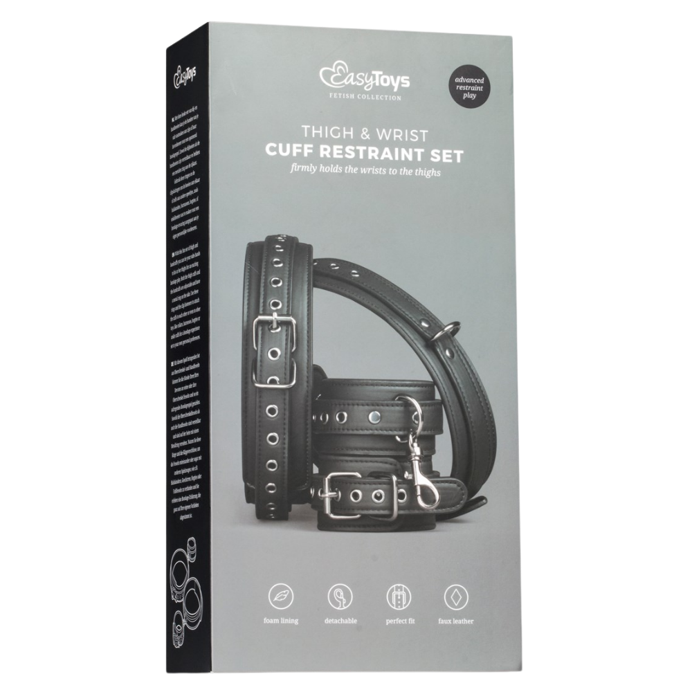 Thigh & Wrist Cuff Restraint Set